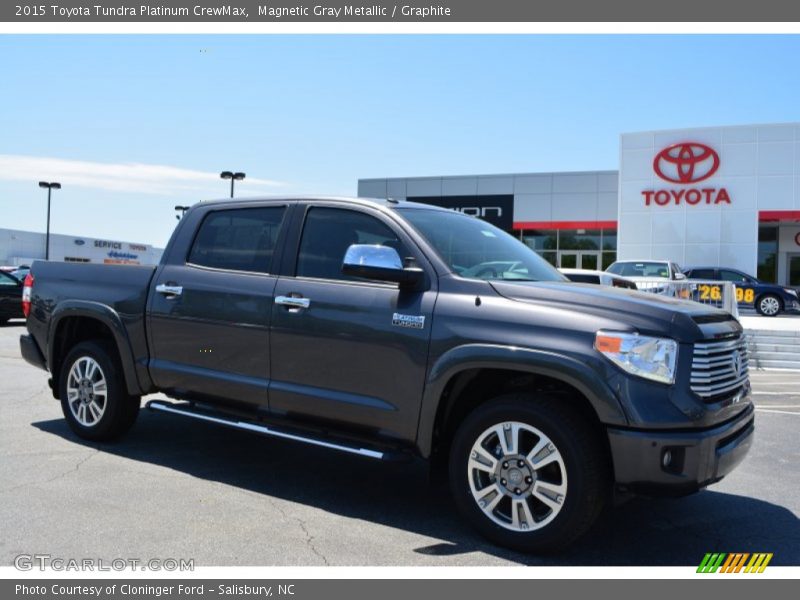 Magnetic Gray Metallic / Graphite 2015 Toyota Tundra Platinum CrewMax
