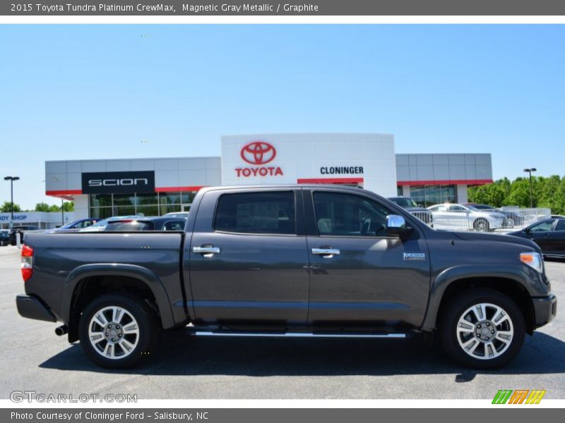 Magnetic Gray Metallic / Graphite 2015 Toyota Tundra Platinum CrewMax