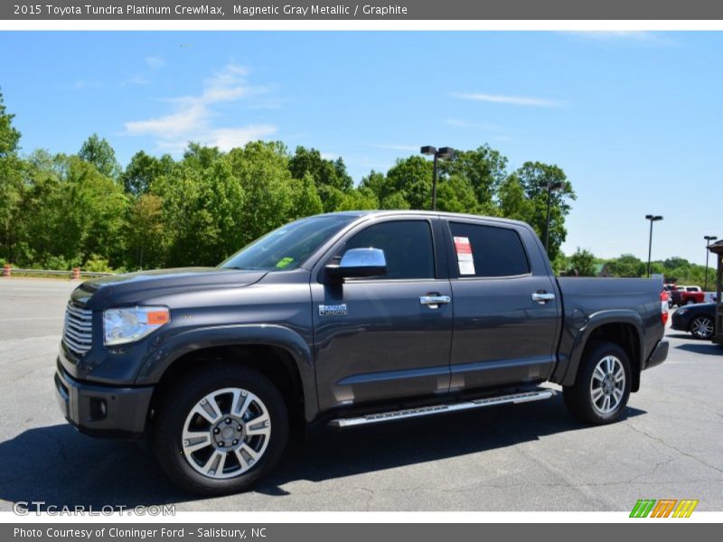Magnetic Gray Metallic / Graphite 2015 Toyota Tundra Platinum CrewMax