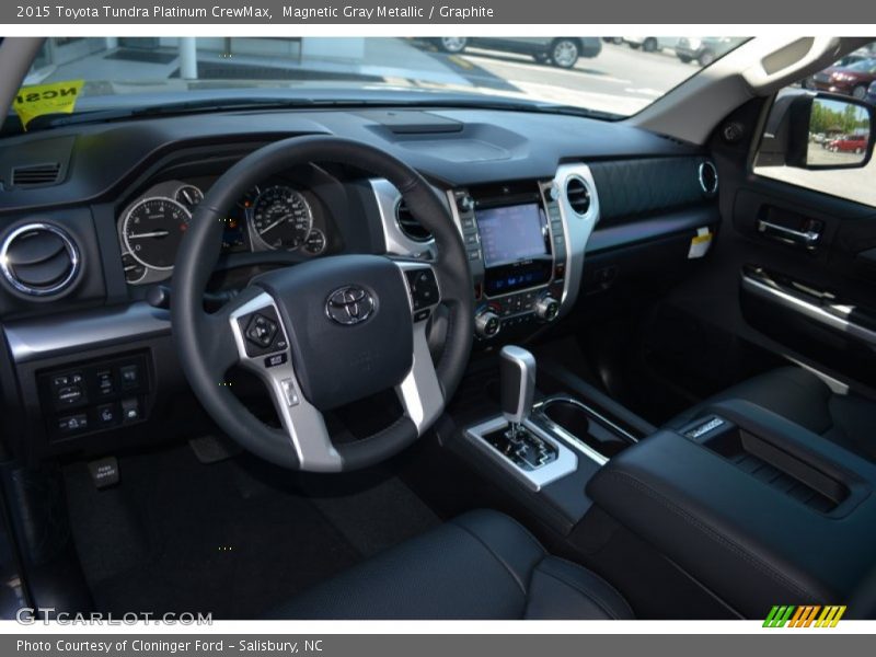 Magnetic Gray Metallic / Graphite 2015 Toyota Tundra Platinum CrewMax