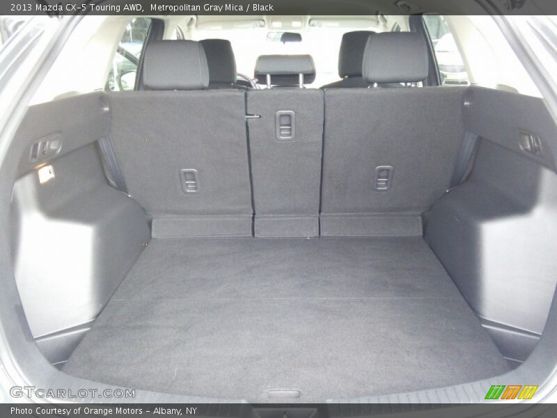 Metropolitan Gray Mica / Black 2013 Mazda CX-5 Touring AWD