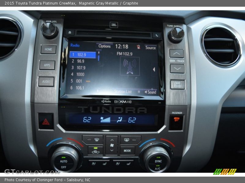 Magnetic Gray Metallic / Graphite 2015 Toyota Tundra Platinum CrewMax