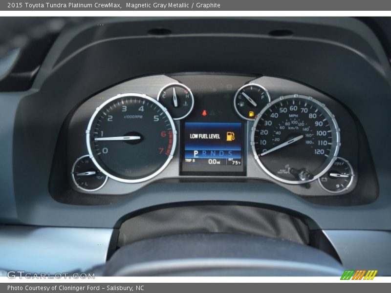 Magnetic Gray Metallic / Graphite 2015 Toyota Tundra Platinum CrewMax