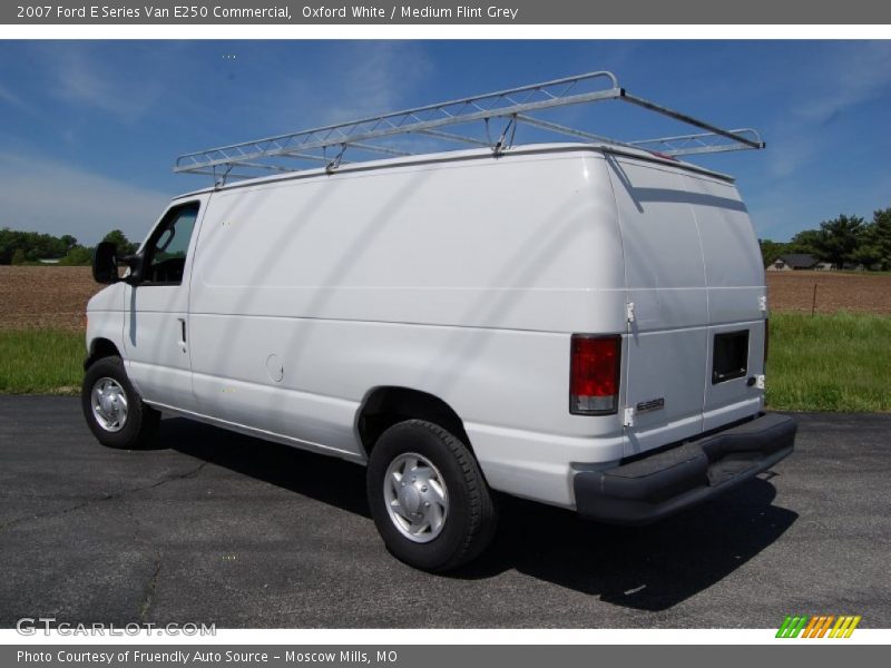 Oxford White / Medium Flint Grey 2007 Ford E Series Van E250 Commercial