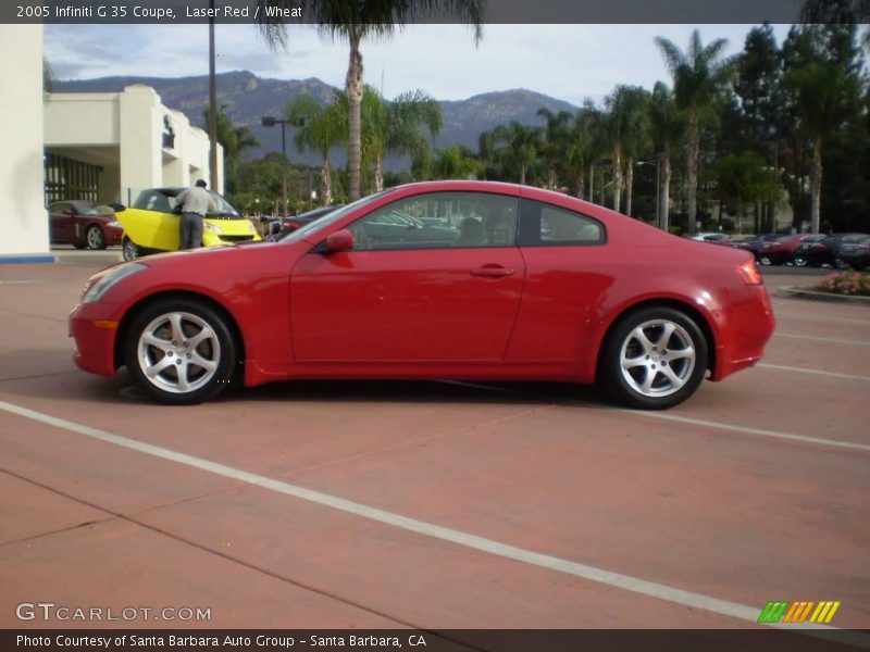 Laser Red / Wheat 2005 Infiniti G 35 Coupe