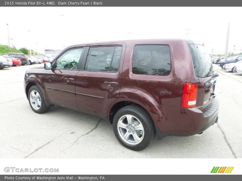 Dark Cherry Pearl / Black 2015 Honda Pilot EX-L 4WD