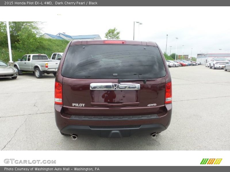 Dark Cherry Pearl / Black 2015 Honda Pilot EX-L 4WD