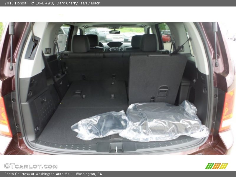 Dark Cherry Pearl / Black 2015 Honda Pilot EX-L 4WD
