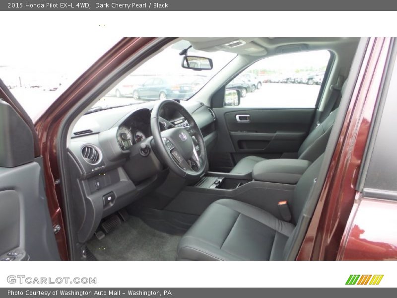 Dark Cherry Pearl / Black 2015 Honda Pilot EX-L 4WD