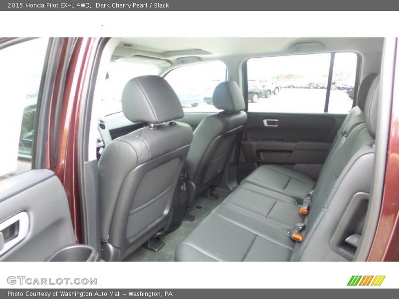 Dark Cherry Pearl / Black 2015 Honda Pilot EX-L 4WD