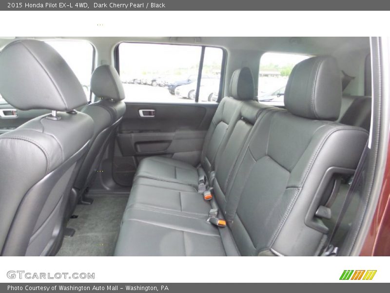 Dark Cherry Pearl / Black 2015 Honda Pilot EX-L 4WD