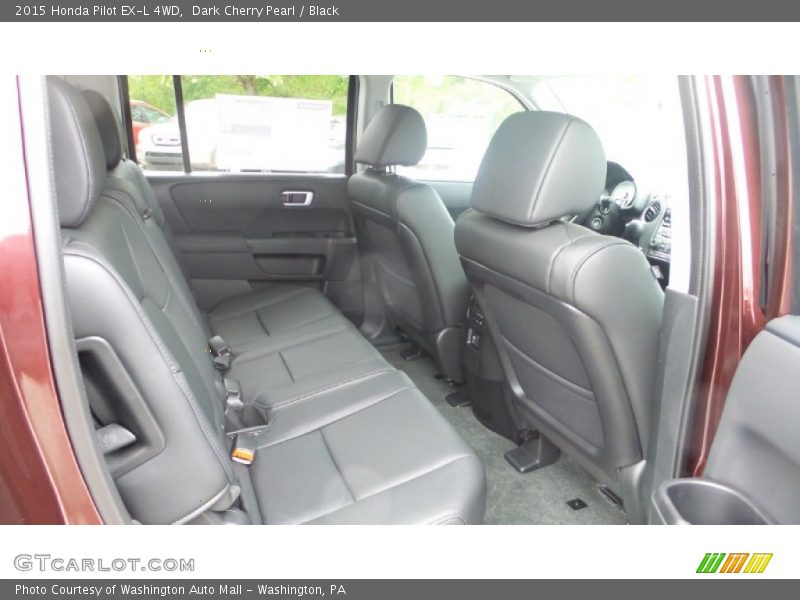 Dark Cherry Pearl / Black 2015 Honda Pilot EX-L 4WD