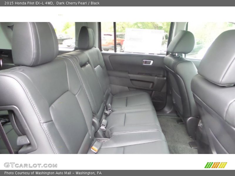 Dark Cherry Pearl / Black 2015 Honda Pilot EX-L 4WD