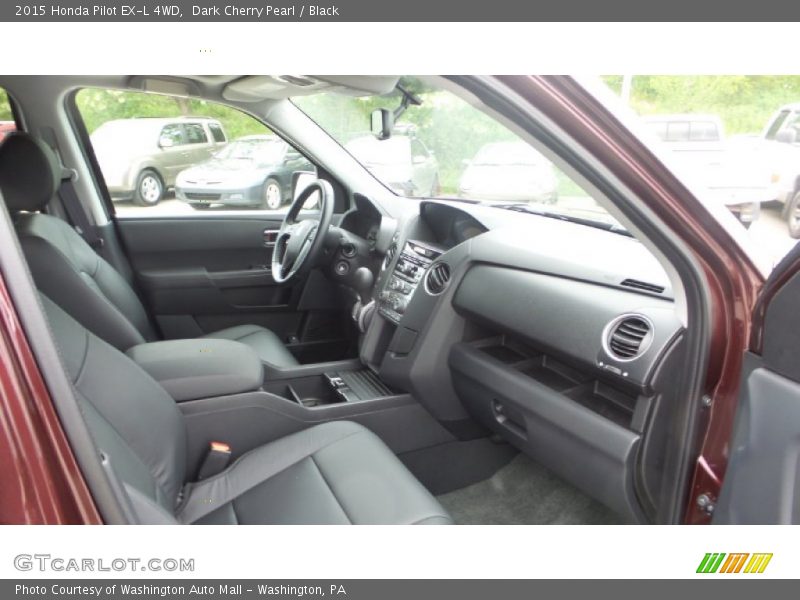 Dark Cherry Pearl / Black 2015 Honda Pilot EX-L 4WD