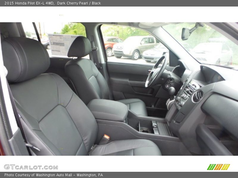 Dark Cherry Pearl / Black 2015 Honda Pilot EX-L 4WD