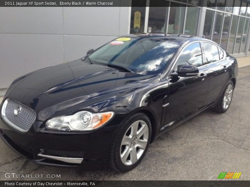 Ebony Black / Warm Charcoal 2011 Jaguar XF Sport Sedan