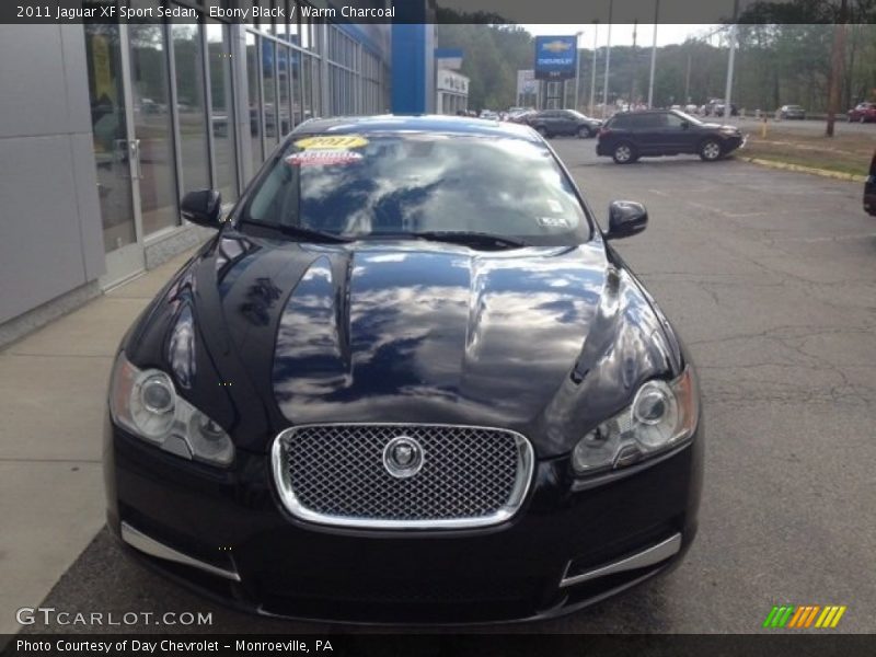 Ebony Black / Warm Charcoal 2011 Jaguar XF Sport Sedan