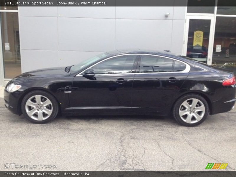 Ebony Black / Warm Charcoal 2011 Jaguar XF Sport Sedan