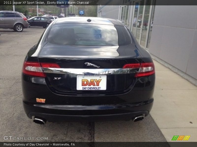 Ebony Black / Warm Charcoal 2011 Jaguar XF Sport Sedan