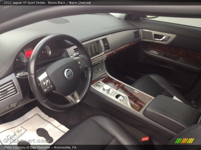 Ebony Black / Warm Charcoal 2011 Jaguar XF Sport Sedan