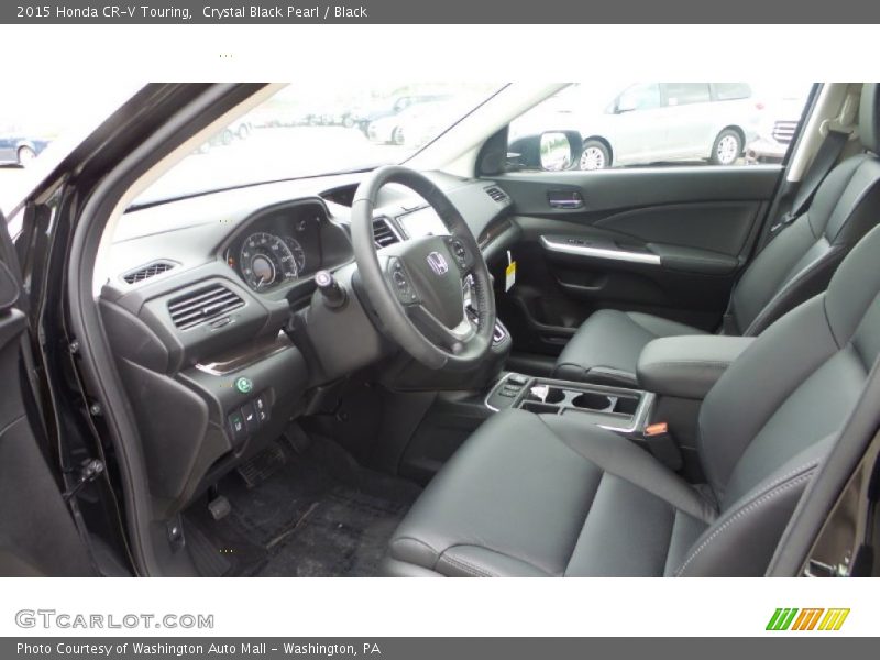 Crystal Black Pearl / Black 2015 Honda CR-V Touring