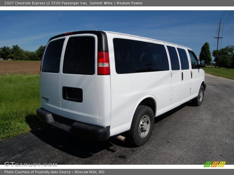 Summit White / Medium Pewter 2007 Chevrolet Express LS 3500 Passenger Van