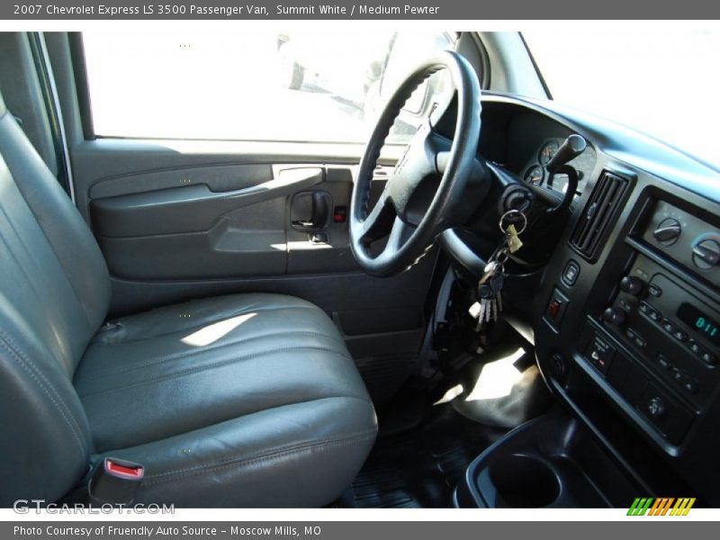Summit White / Medium Pewter 2007 Chevrolet Express LS 3500 Passenger Van