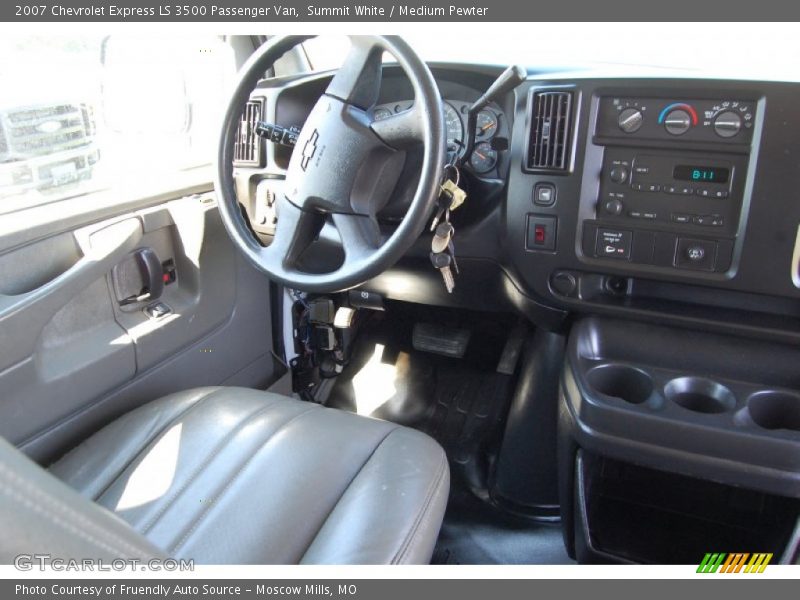 Summit White / Medium Pewter 2007 Chevrolet Express LS 3500 Passenger Van