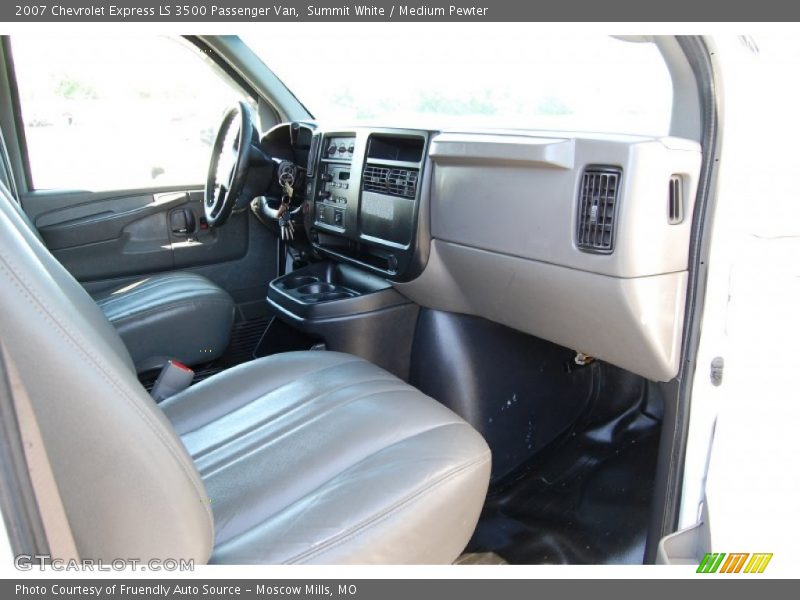 Summit White / Medium Pewter 2007 Chevrolet Express LS 3500 Passenger Van