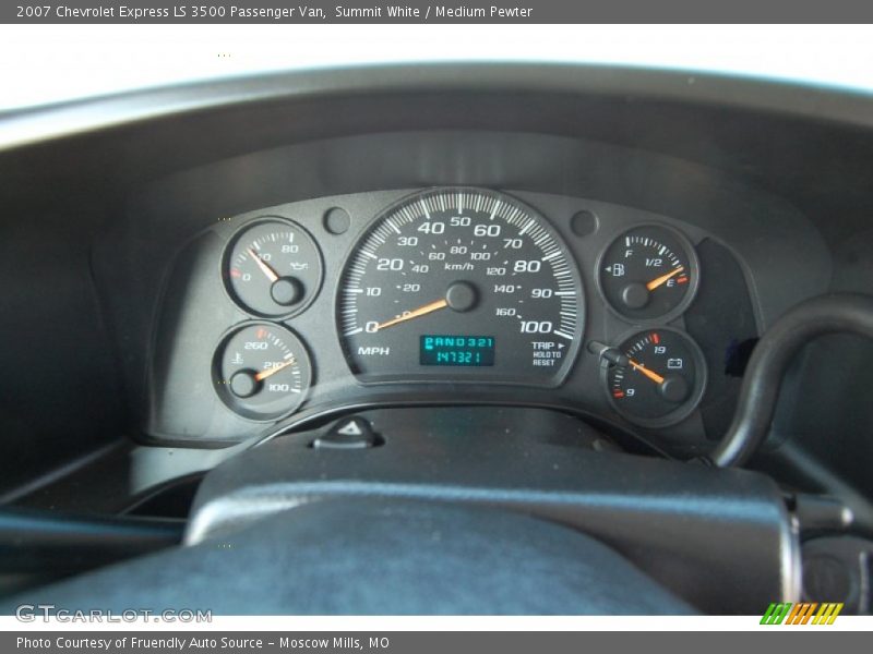 Summit White / Medium Pewter 2007 Chevrolet Express LS 3500 Passenger Van
