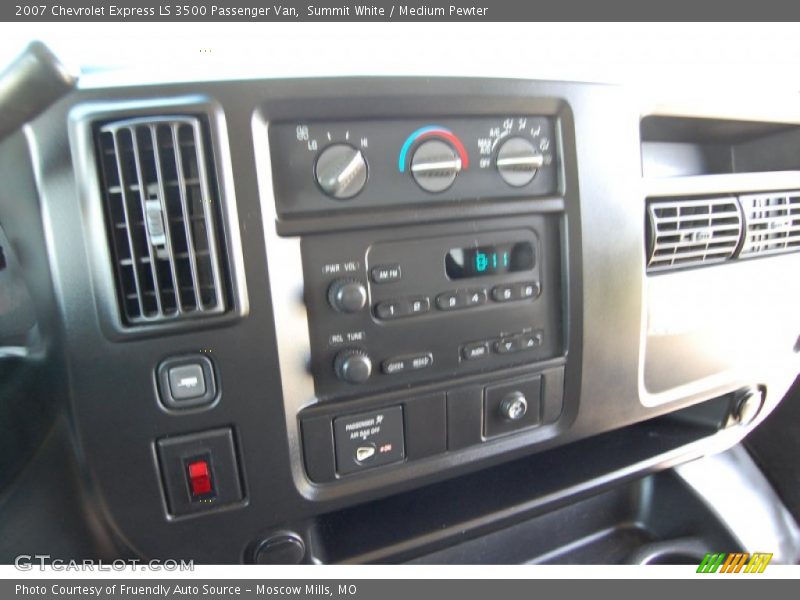 Summit White / Medium Pewter 2007 Chevrolet Express LS 3500 Passenger Van
