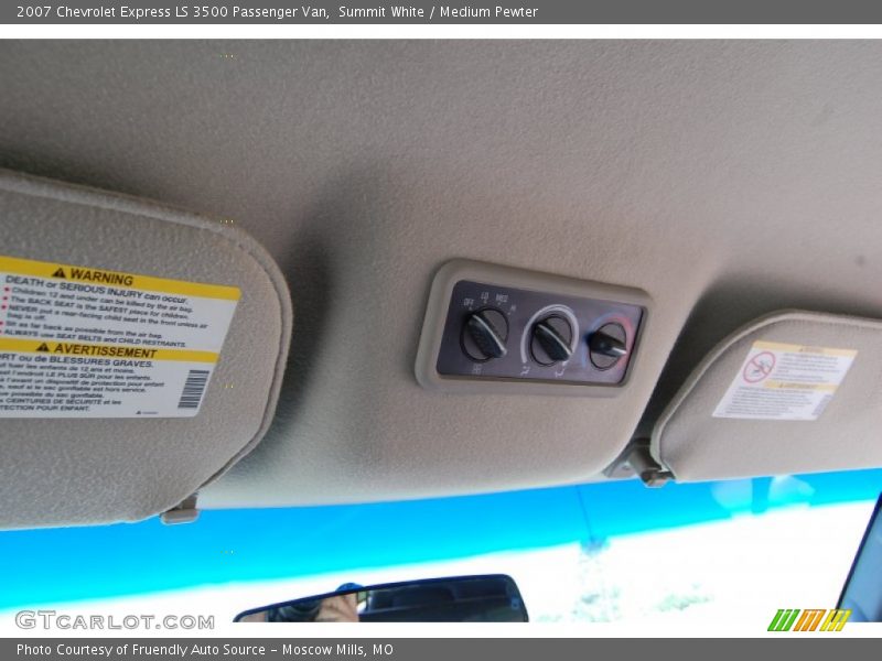 Summit White / Medium Pewter 2007 Chevrolet Express LS 3500 Passenger Van