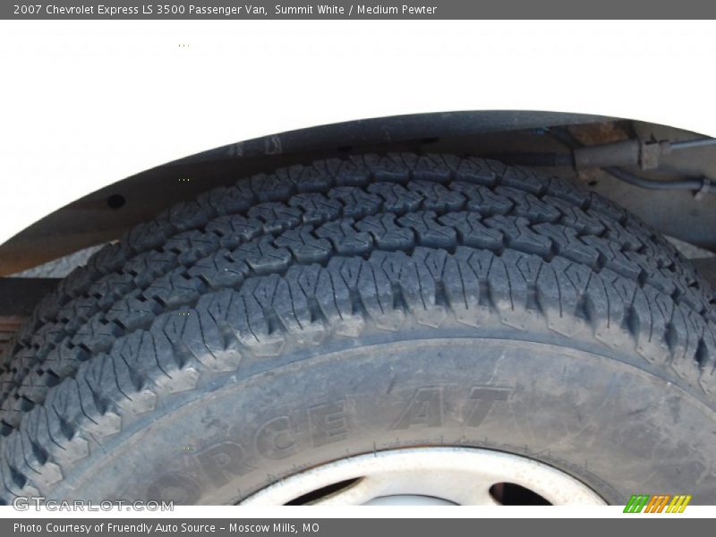 Summit White / Medium Pewter 2007 Chevrolet Express LS 3500 Passenger Van