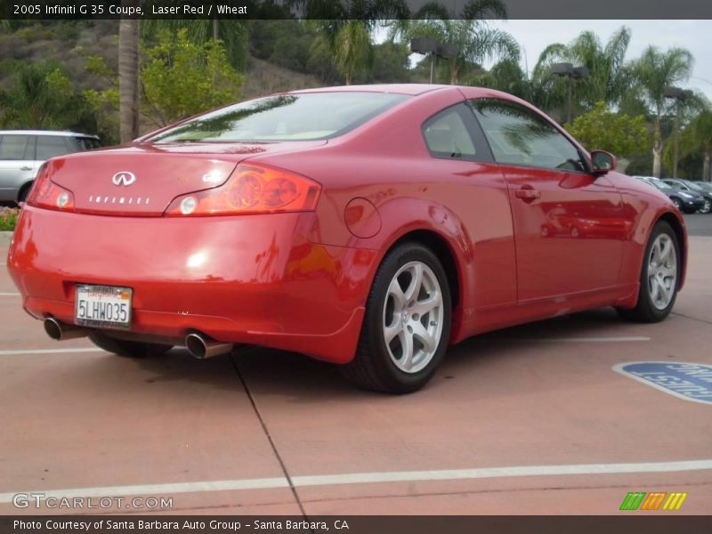 Laser Red / Wheat 2005 Infiniti G 35 Coupe