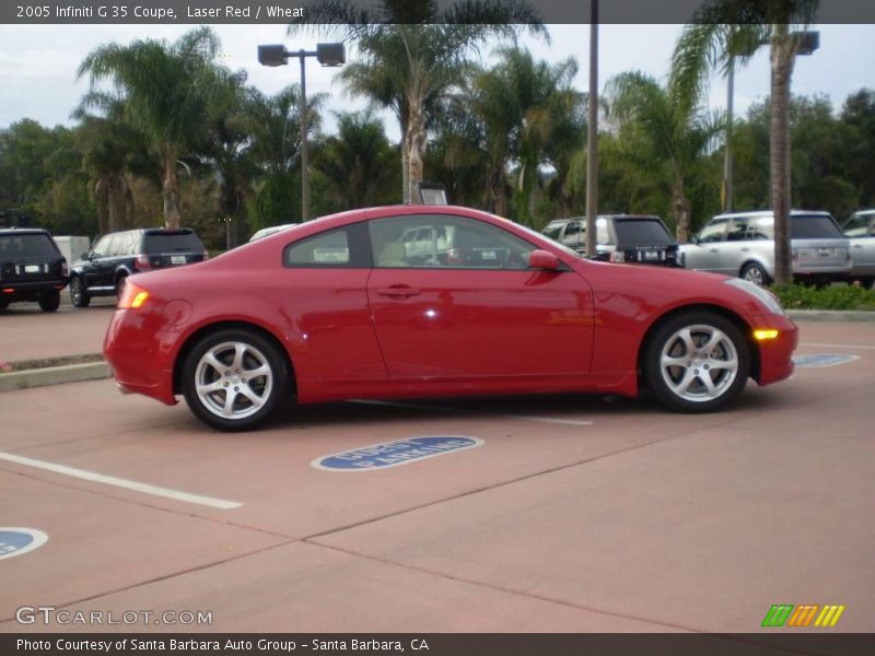 Laser Red / Wheat 2005 Infiniti G 35 Coupe