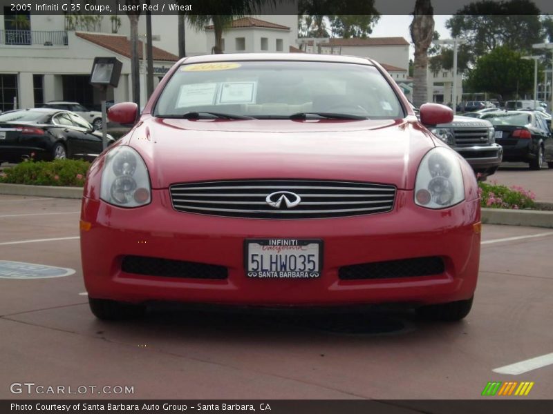 Laser Red / Wheat 2005 Infiniti G 35 Coupe