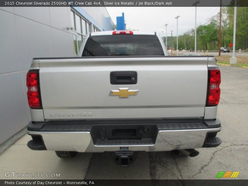 Silver Ice Metallic / Jet Black/Dark Ash 2015 Chevrolet Silverado 2500HD WT Crew Cab 4x4