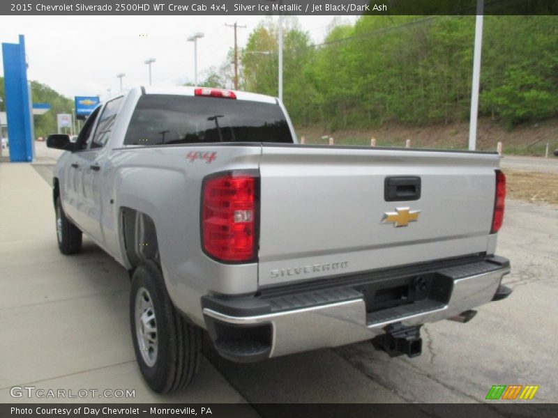 Silver Ice Metallic / Jet Black/Dark Ash 2015 Chevrolet Silverado 2500HD WT Crew Cab 4x4