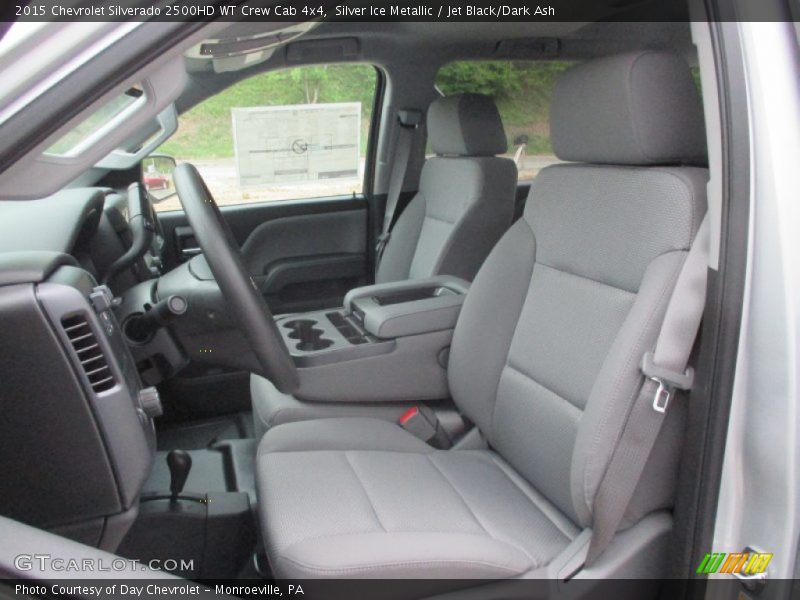 Silver Ice Metallic / Jet Black/Dark Ash 2015 Chevrolet Silverado 2500HD WT Crew Cab 4x4