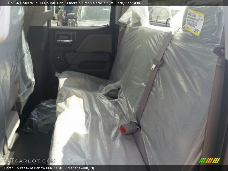 Emerald Green Metallic / Jet Black/Dark Ash 2015 GMC Sierra 1500 Double Cab