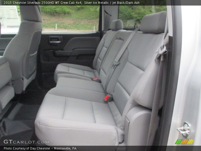 Silver Ice Metallic / Jet Black/Dark Ash 2015 Chevrolet Silverado 2500HD WT Crew Cab 4x4