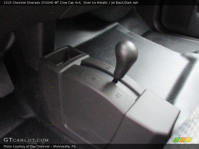 Silver Ice Metallic / Jet Black/Dark Ash 2015 Chevrolet Silverado 2500HD WT Crew Cab 4x4