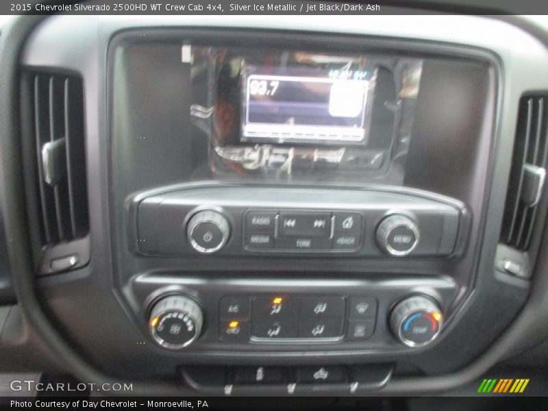 Silver Ice Metallic / Jet Black/Dark Ash 2015 Chevrolet Silverado 2500HD WT Crew Cab 4x4