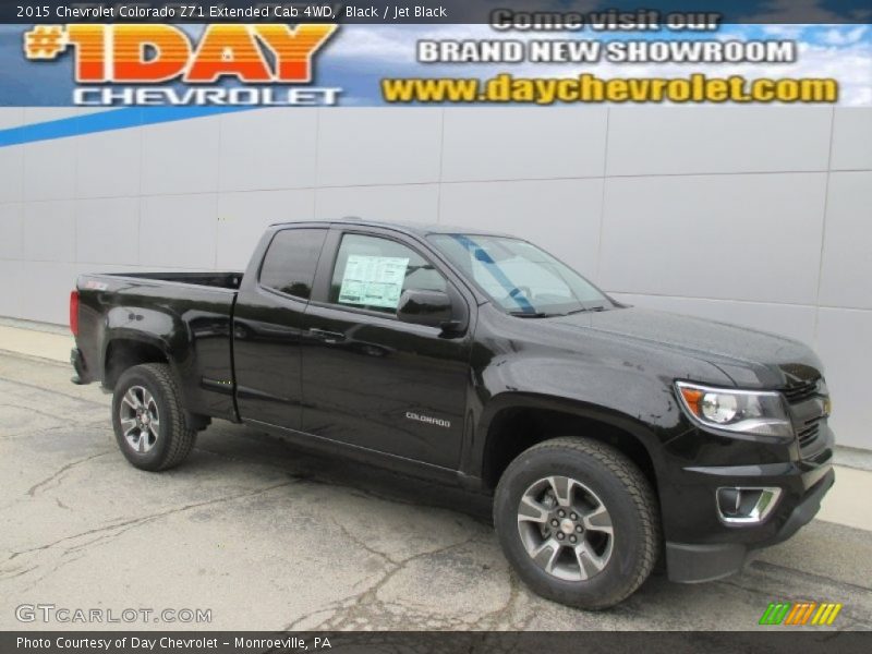 Black / Jet Black 2015 Chevrolet Colorado Z71 Extended Cab 4WD