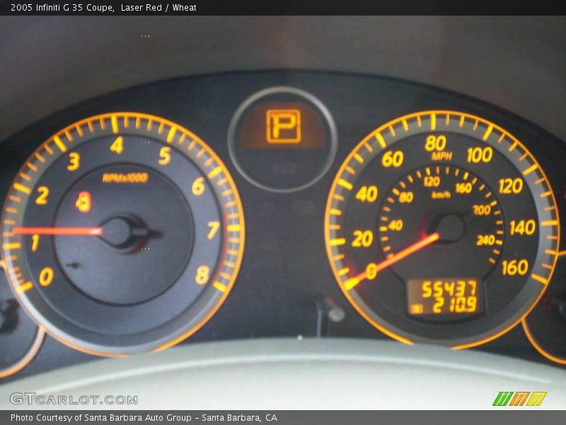 Laser Red / Wheat 2005 Infiniti G 35 Coupe