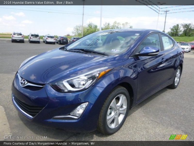 Blue / Black 2016 Hyundai Elantra Value Edition