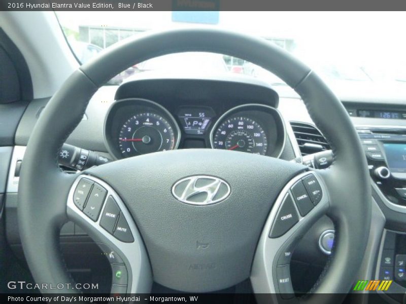 Blue / Black 2016 Hyundai Elantra Value Edition