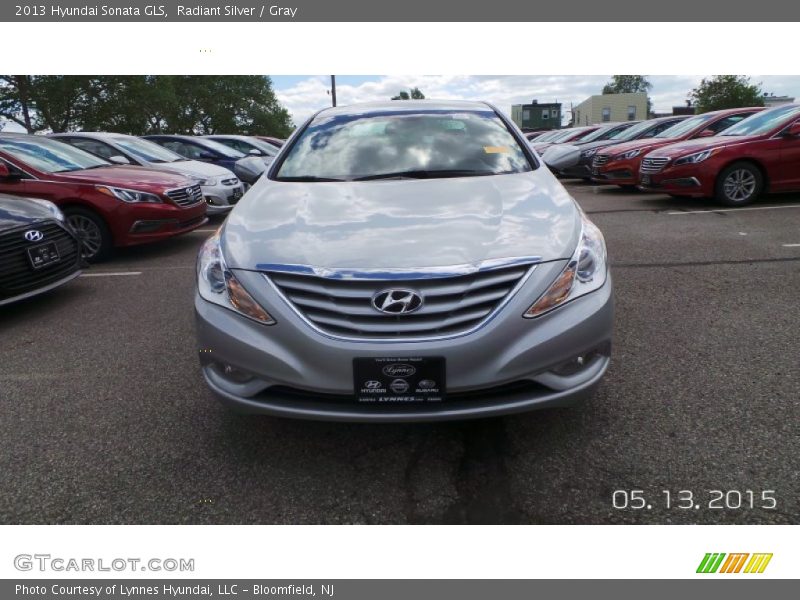Radiant Silver / Gray 2013 Hyundai Sonata GLS