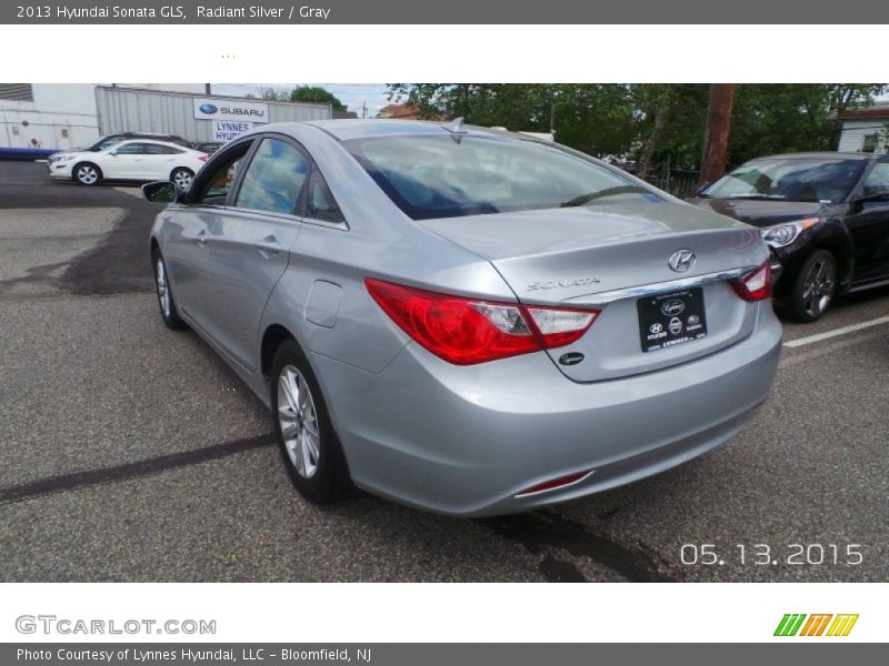 Radiant Silver / Gray 2013 Hyundai Sonata GLS