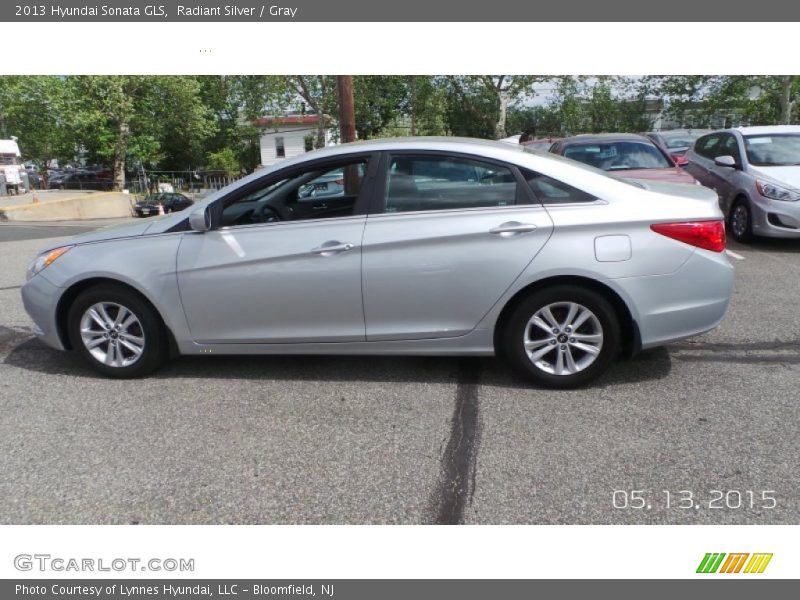 Radiant Silver / Gray 2013 Hyundai Sonata GLS